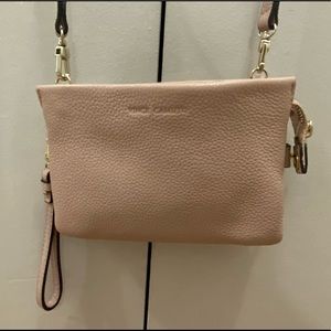 VINCE CAMUTO- Blush Leather Crossbody Bag- Small